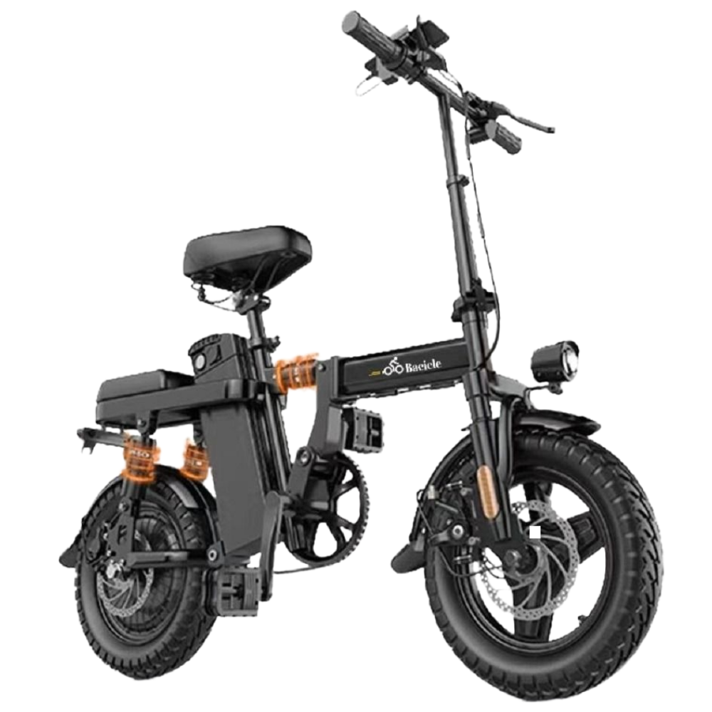Bacicle 전기자전거 자토바이 접이식 전동 바이크 48V 고출력 모터 경량 배달, 8. 고급형/20Ah/70km 고탄소강, 알루미늄 합금 454,000원