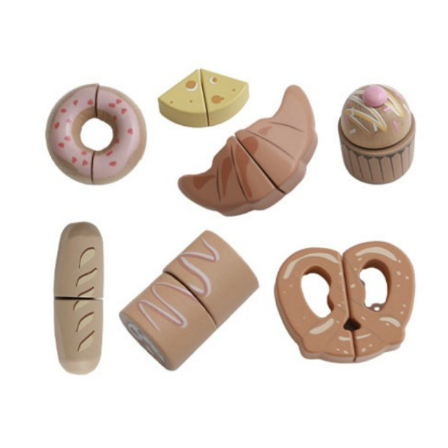 피에스타 원목 썰기 베이커리 7종 소꿉놀이 세트 369,800원