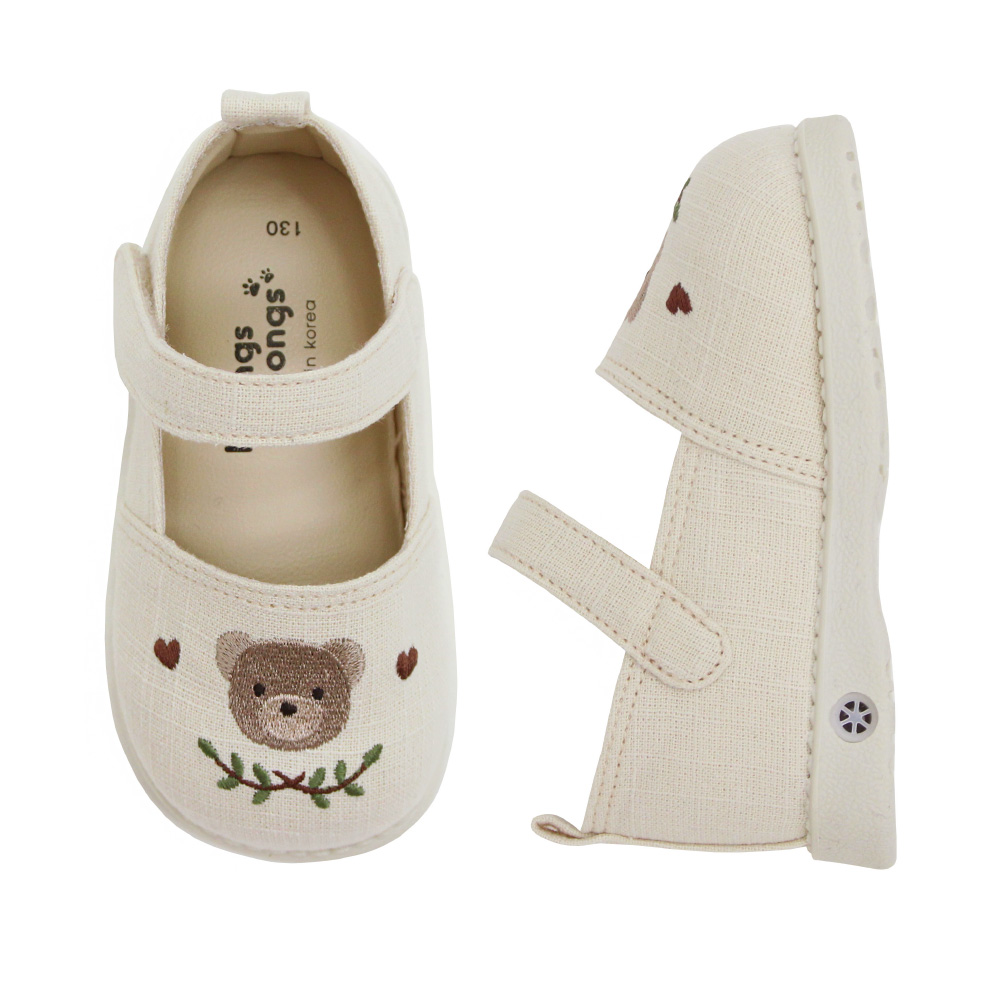 쿵스쿵스 나의테디베어 삑삑이신발 유아신발 아기신발 걸음마신발 소리나는신발 33,900원