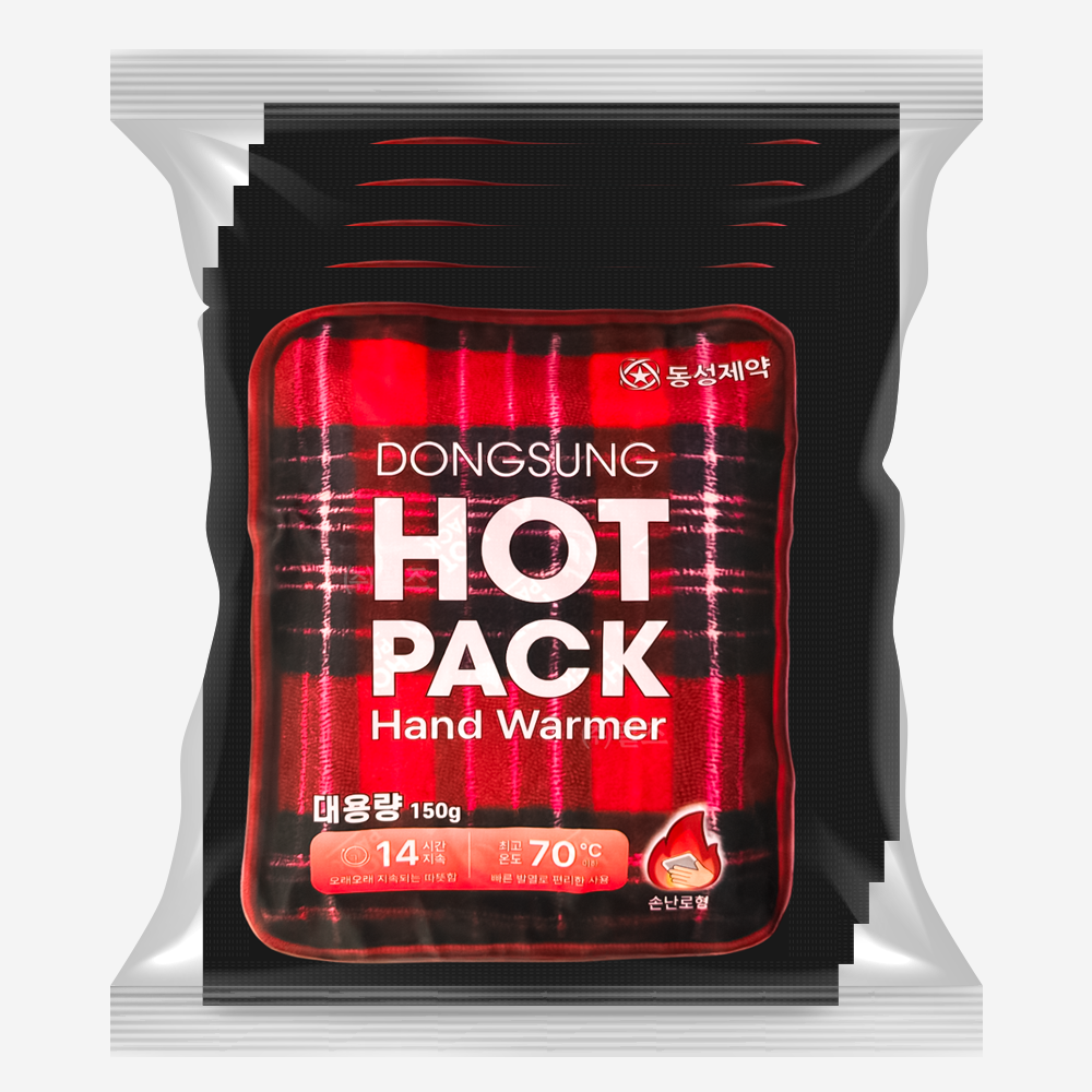 동성제약 프리미엄 대용량 핫팩 (150g) 5개 5,570원