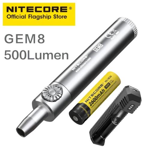 NITECORE GEM8 GEM10UV 보석 평가 램프 조정 가능한 강력한 보석 감지 손전등 보석 UV 랜턴 배터리 포함 136,220원
