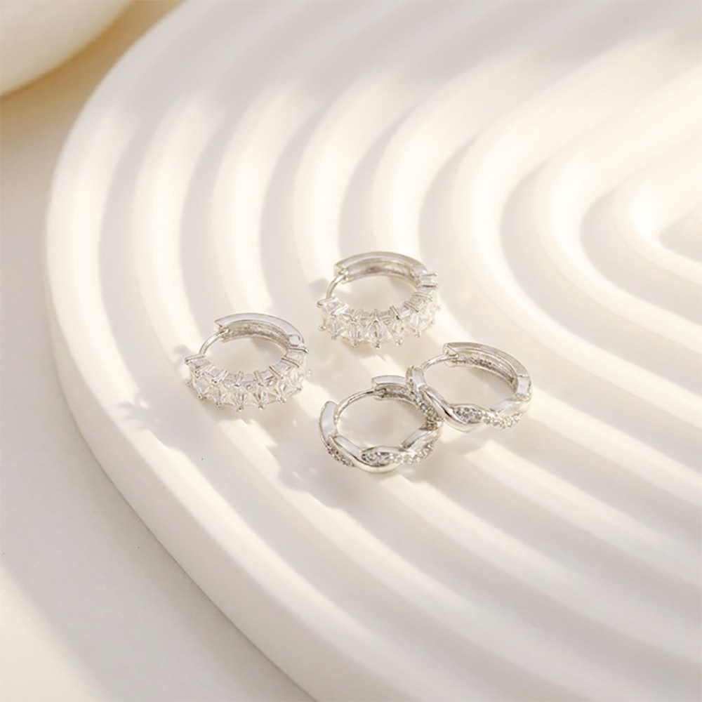 1+1 실버925 오피스무드 원터치 귀걸이 2종 13,500원