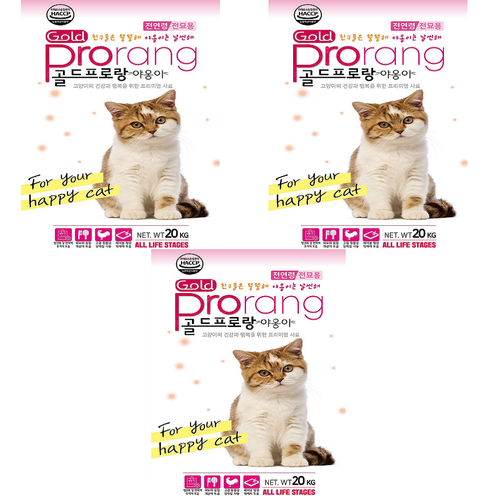 골드 프로랑야옹이20kgx3개 고양이사료 길고양이 길냥이 대용량, 20kg, 3개 115,500원