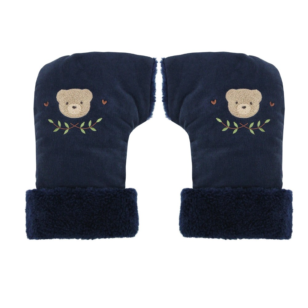 쿵스쿵스 킥보드장갑 유아 어린이 핸드워머 자전거 핸들커버 3중보온 트라이크 장갑, [네이비] 나의테디베어, 1개 29,900원