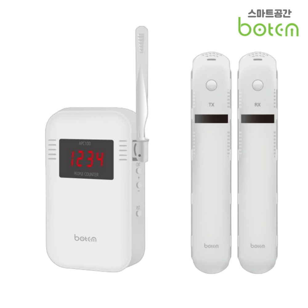 스마트공간 무선형 피플카운터 - 보탬 무인계수기 유동인구 도서관 자동센서 APC100W 902,000원