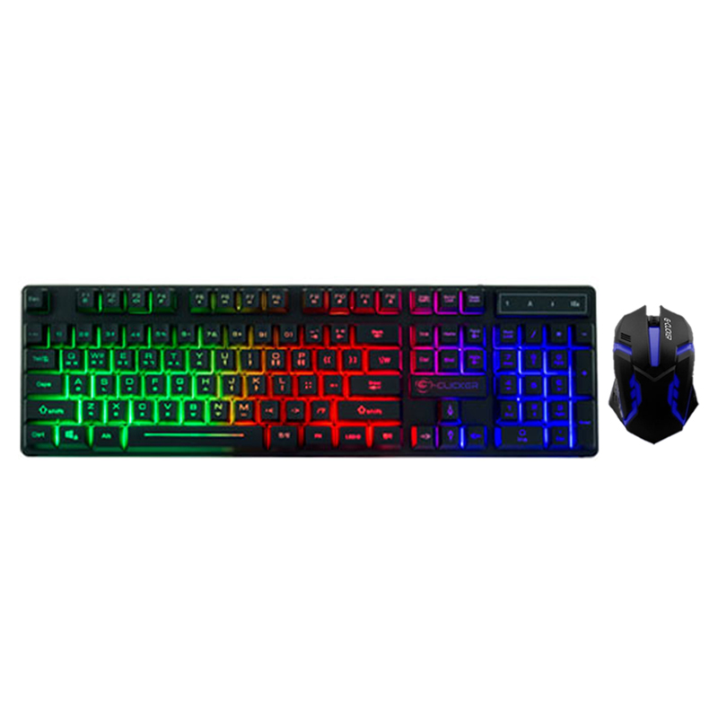 지클릭커 슈퍼히어로 유선키보드 마우스 세트 13,900원