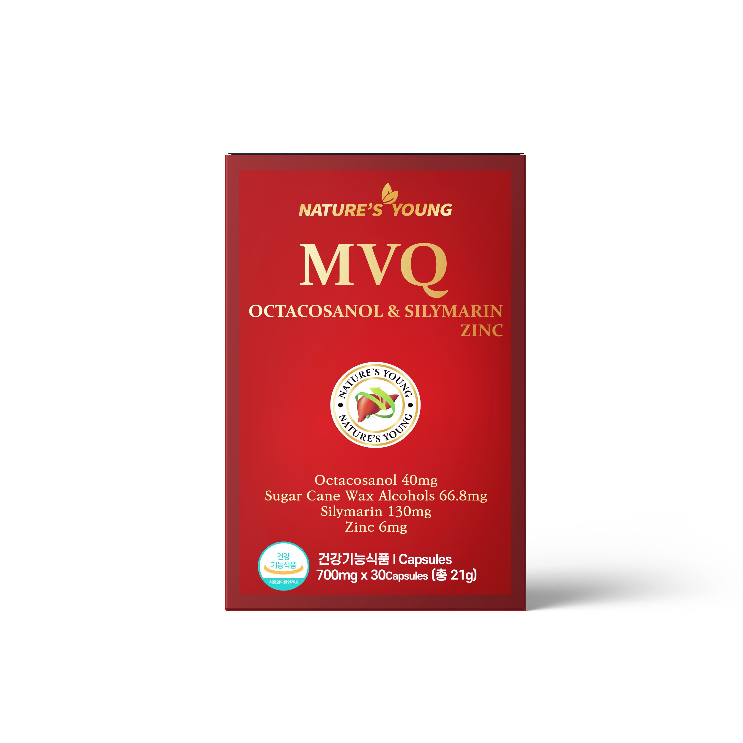 호주 네이쳐스영 MVQ 옥타코사놀40mg 실리마린 130mg 아연, 6개, 30정 272,000원