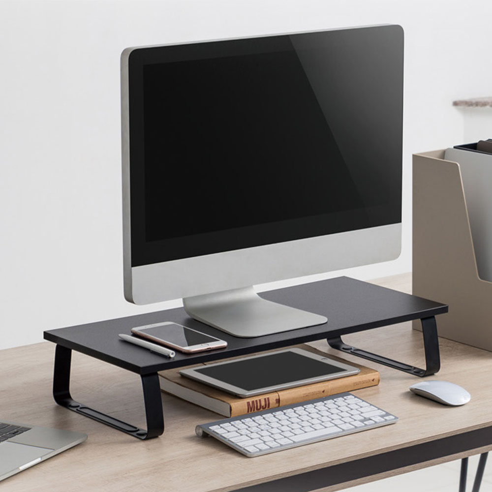 넥시 메탈 다용도 모니터받침대, 블랙 11,800원