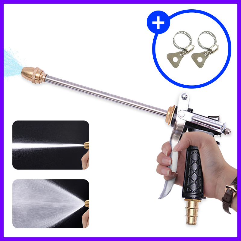 롱건분사기 호스 세차 고압 매직건 분무기 직사 물대포 (세척기 터보젯 스프레이 청소기 스프레이건 워터건), 1개 9,900원