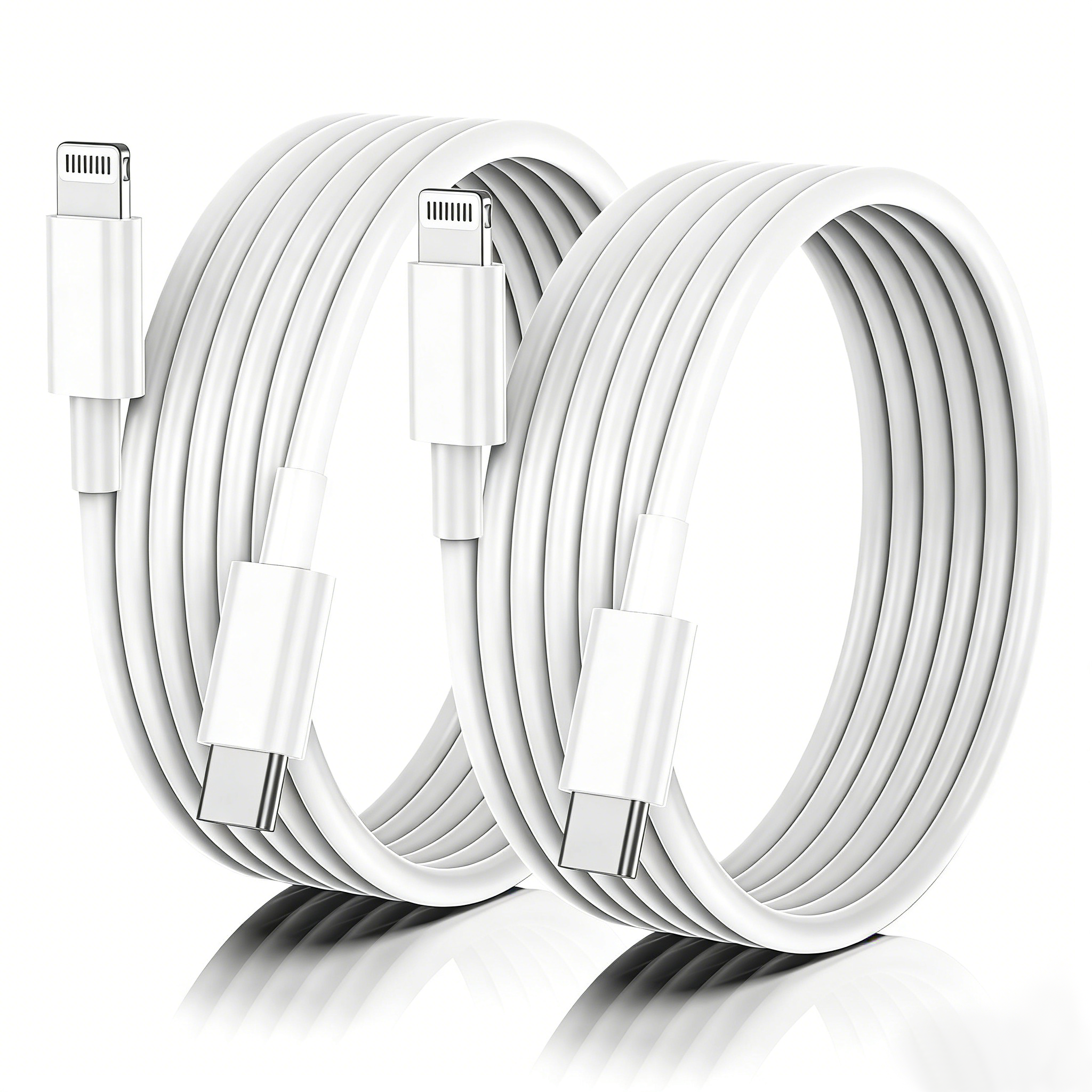 넥스차지 아이폰 8핀 고속 충전케이블 PD, 2개, 흰색, 2m 9,900원