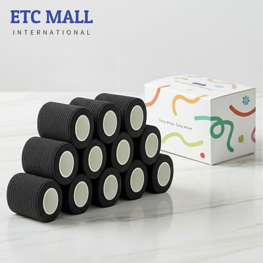 이티씨몰 자가점착 밴드 5cm 압박붕대 10+2 블랙, 1개 13,600원