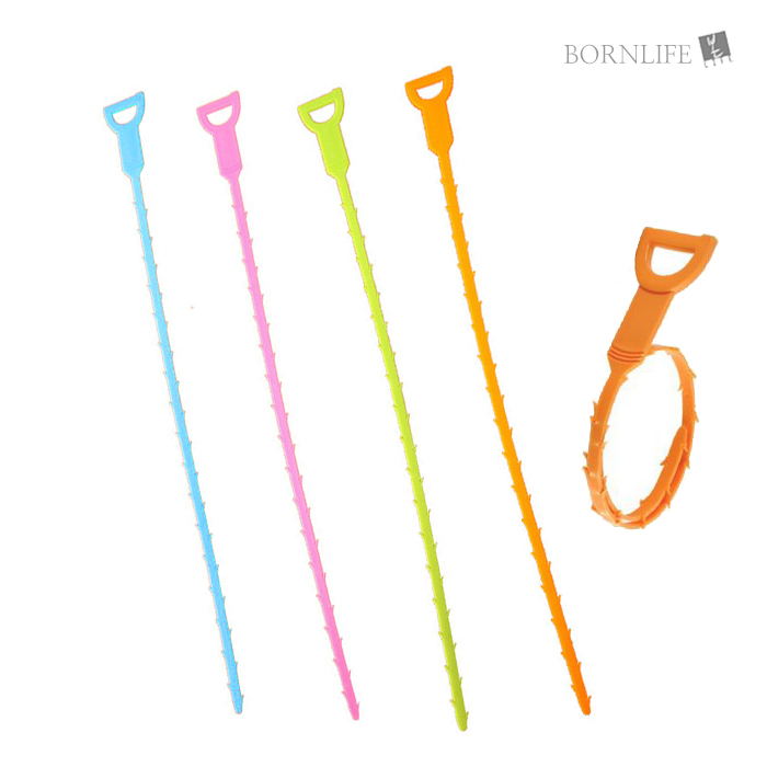 본라이프 이물질제거기 세면대뚫어뻥 머리카락제거기 배수관 하수구 머리카락 이물질 제거 스틱 가시 스틱 지그재그후크 스틱 배수관청소기 하수구청소기 이물질제거갈고리 890원