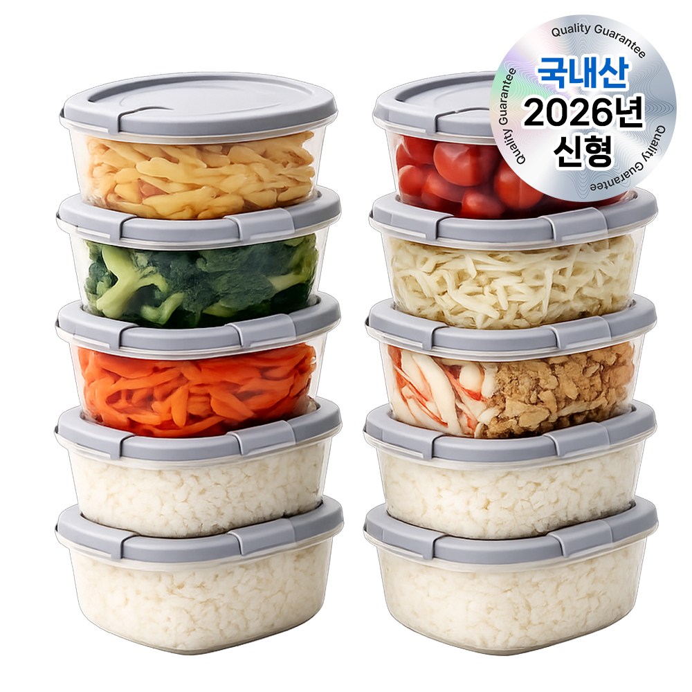 웜쿡 국내생산 집밥 전자렌지 용기 환경 호르몬 불검출, 5개, 밀키 그레이 350ml 9,720원