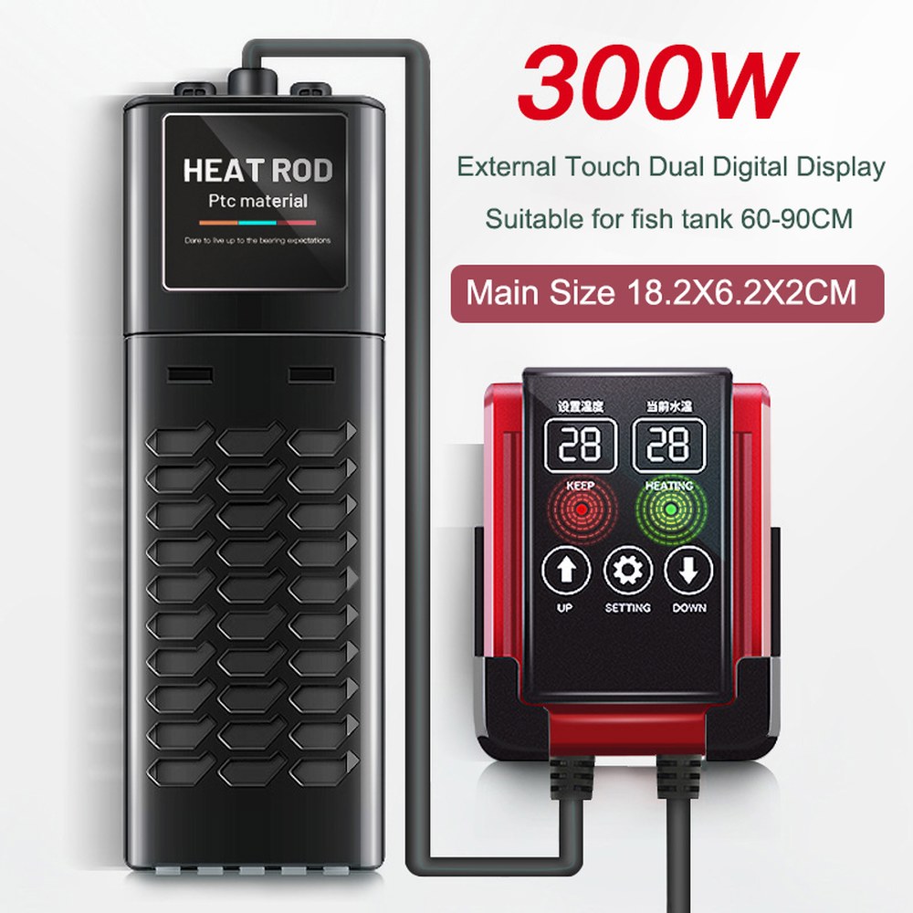 수족관 잠수정 히터 물고기  LCD 디스플레이 조정 가능한 물 가열 막대 일정한 자동 온도 44,900원