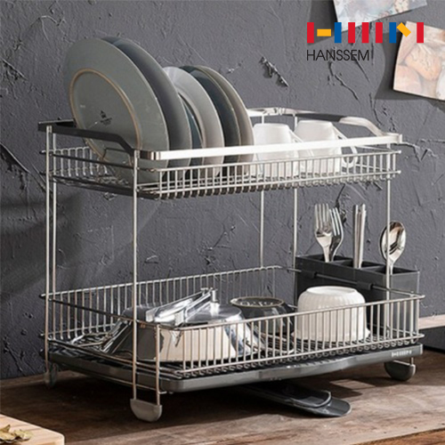 한샘 프리미엄 스테인리스 식기건조대 2단 99,000원