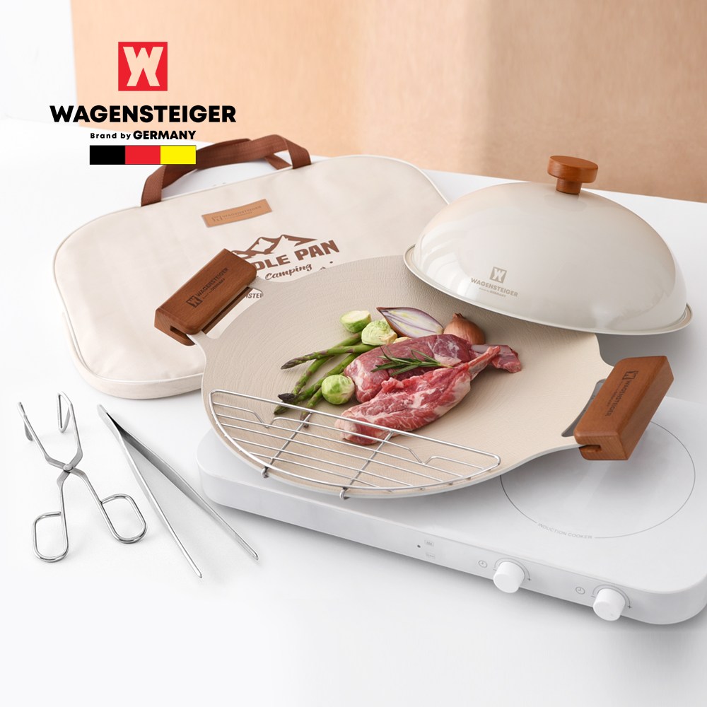 바겐슈타이거 그리들 세트 11호 아이보리 그리들 토트백 우드손잡이 그리들망 스텐 레스팅커버 퓌어집게 가위형집게 86,800원