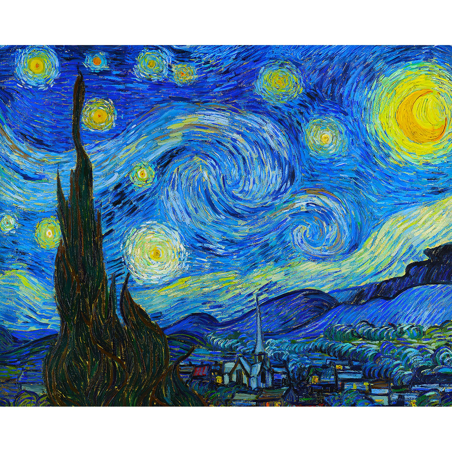 명화 인테리어 캔버스 그림 액자 고흐-별이 빛나는 밤 88,000원