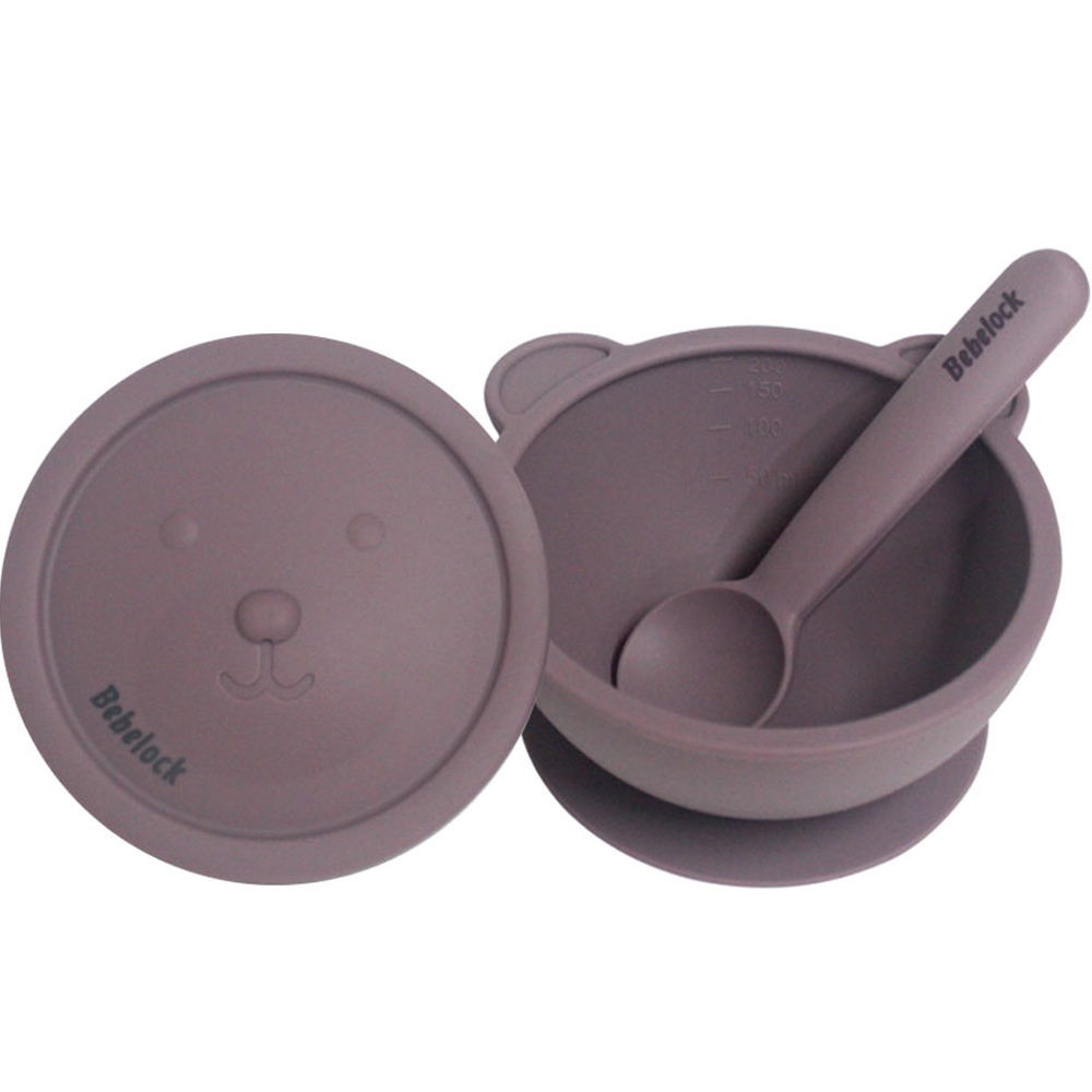 베베락 국산 포네르 플래티넘 실리콘 흡착볼 + 스푼 세트, 200ml, 레드빈, 1세트 9,700원