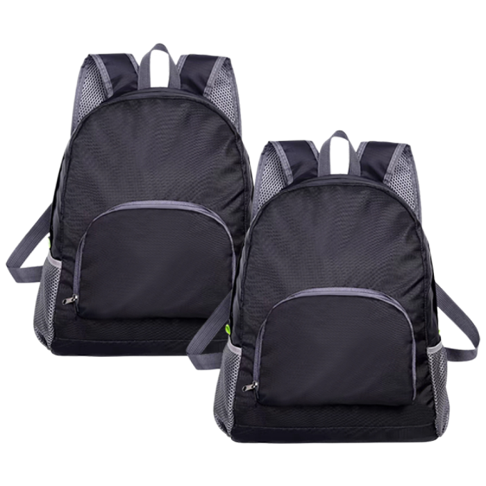 투데이리빙 1+1 세트 초경량 접이식 방수 여행 백팩 대용량 여행용 나일론 경량 가방 직장인 출퇴근용 데일리 캐주얼 등산 다용도 가벼운 포켓 배낭 남녀공용 9,800원