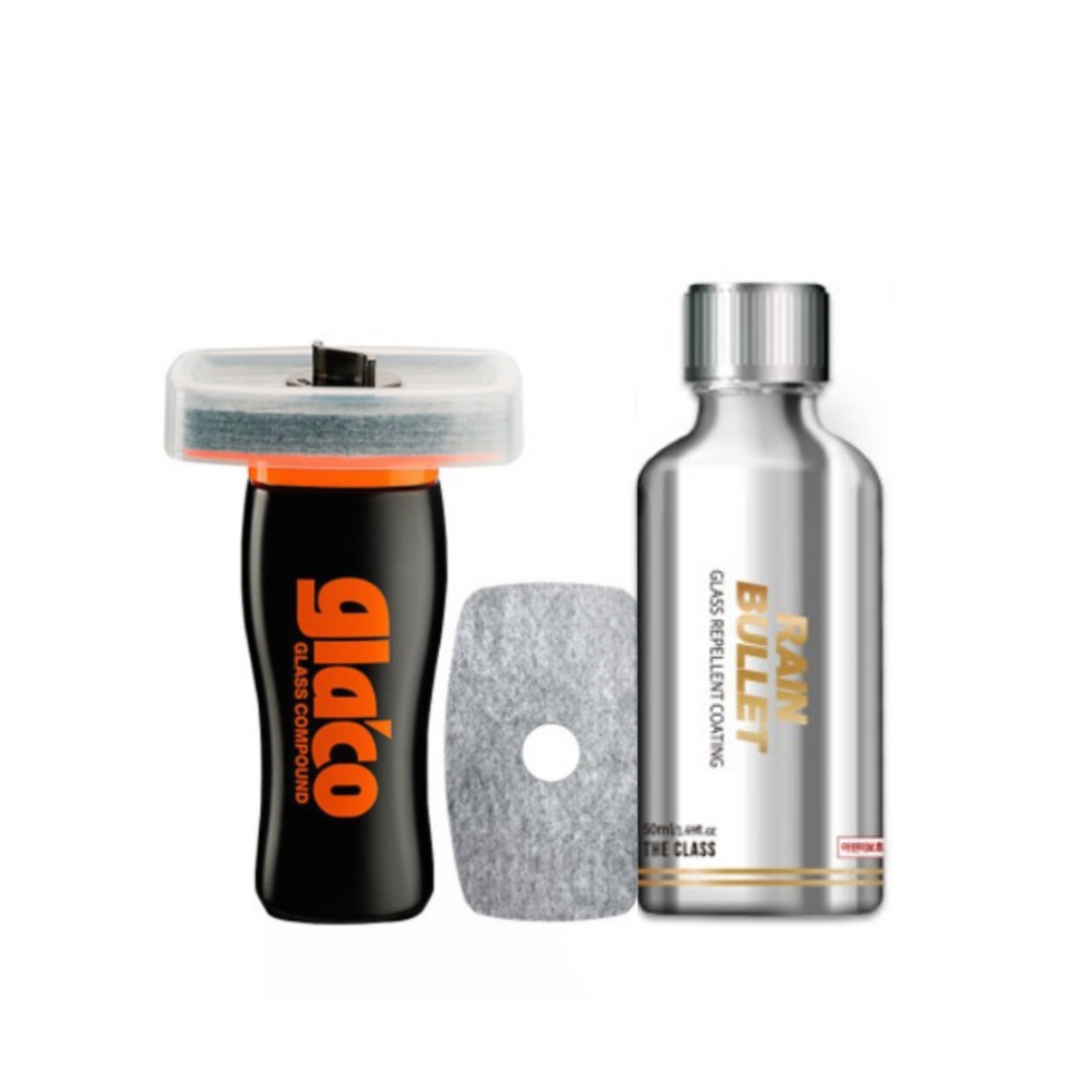 소프트99 글라코G-47 유막제거제+더클래스 레인불렛 50ml 유리전용 발수코팅제 38,800원