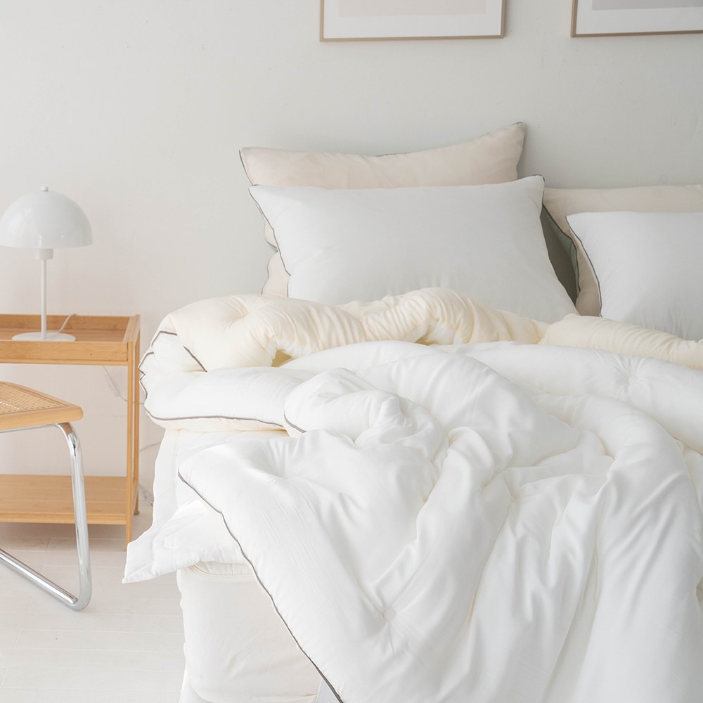 텐셀모달이불 모달100% 사계절 투톤 구름 차렵이불 12,000원