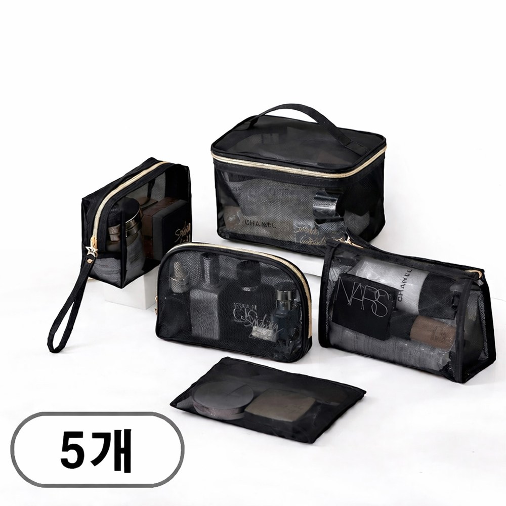 차쿠 여행용 파우치 대용량 여행 메이크업 파우치 5종세트 25,800원