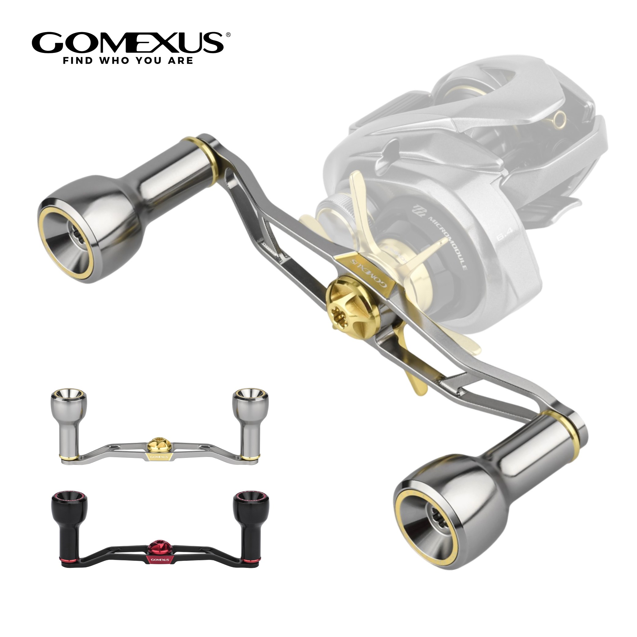 고멕서스 알루미늄 25 스티레 베이트릴 경량화 더블핸들 AH-A24 AIR 쭈갑낚시정용 핸들, 1개, 티탄골드 67,300원