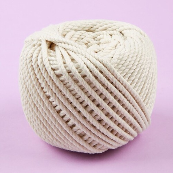 약 70M 마크라메 실 180합 면로프 4.0mm 5,900원