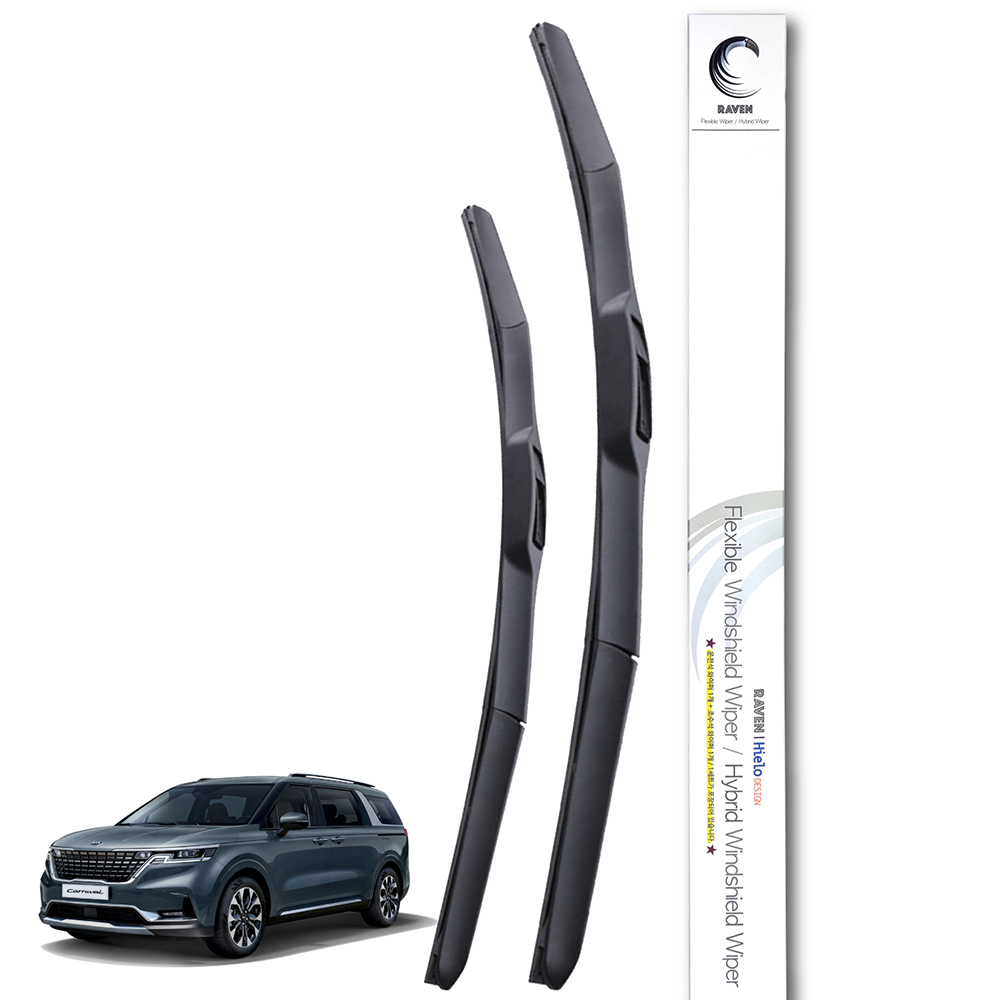 레이븐 올뉴 더뉴 카니발 4세대카니발 KA4 하이리무진 와이퍼 운전석+조수석 세트 650+450 650+500 하이브리드 타입, 기아  4세대 카니발 (KA4: 20년~현재) 19,500원