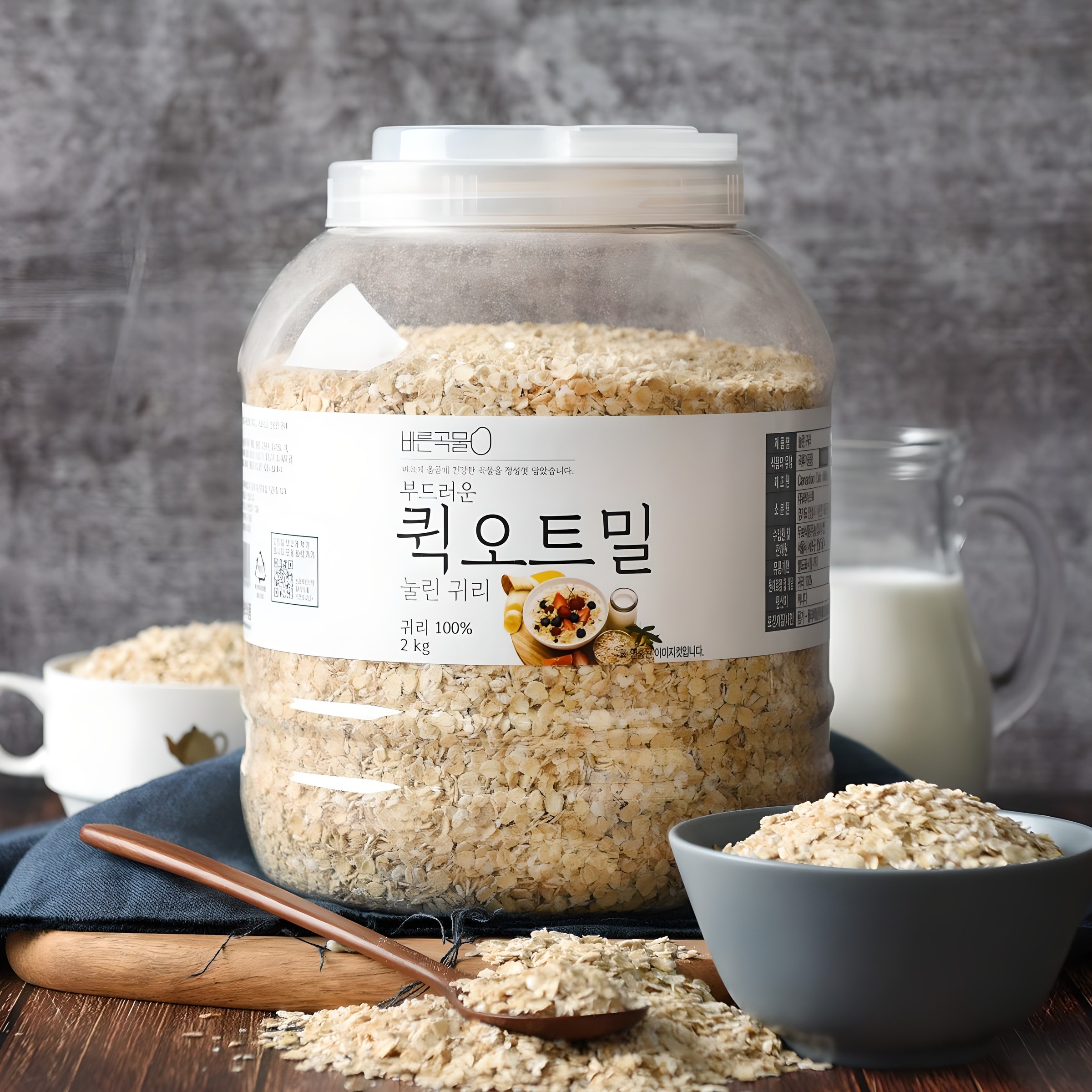 두보식품 바른곡물 부드러운 퀵오트밀, 2kg, 1개 10,980원