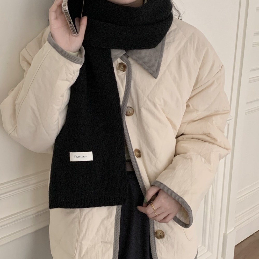 드로우데이즈 포근한 쁘띠 머플러 소프트 터치 니트 목도리 6colors 21,000원