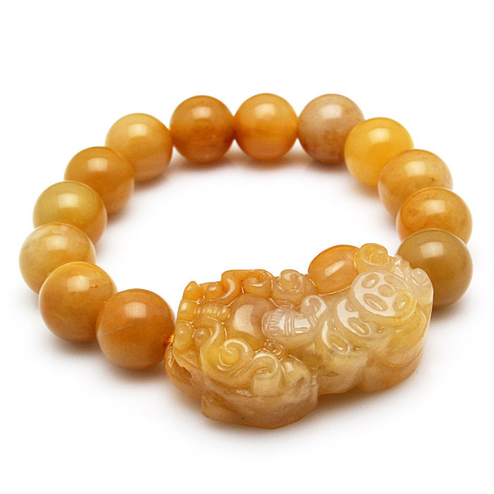 천연 황옥 원석팔찌 여성 유색 보석팔찌 패션팔찌 행운팔찌 선물용 고급스러움 매력적인 디자인 데일리 착용 57,600원