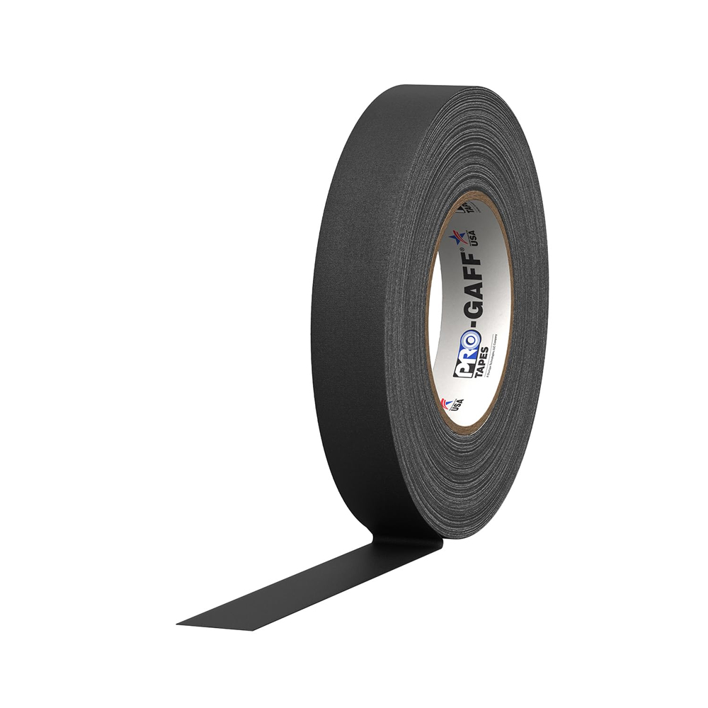 PRO GAFFER TAPE 끈적임 없는 1인치 프로게퍼테이프 (폭24mm x 길이23m) 블랙, 1개, G125MBLA 14,000원