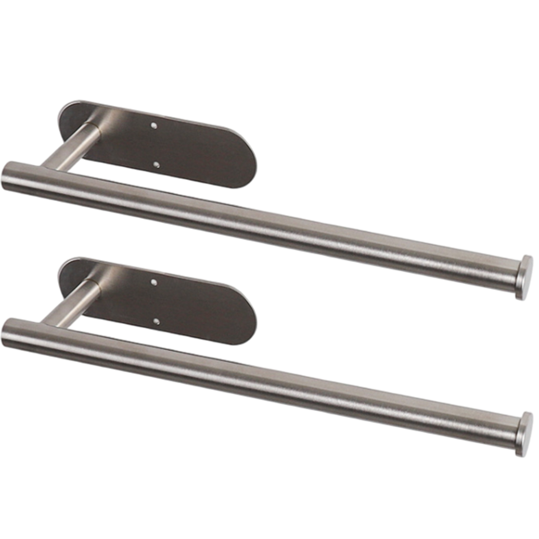 스마일굿즈 키친타올걸이 무타공 스텐304, 2개, 실버 14,400원