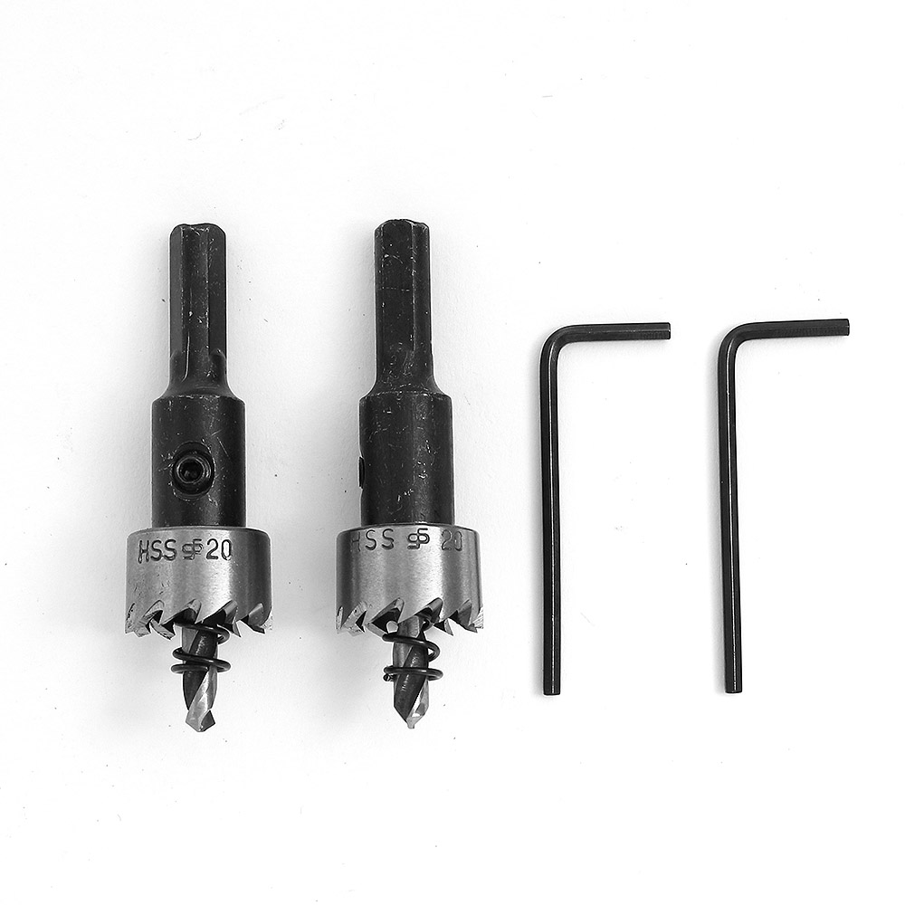 HSS 철공용 홀커터 홀쏘 2종 세트 20mm 9,300원