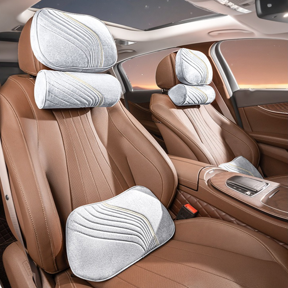 크로니클 스웨이드 프로텍 차량용 목쿠션 머리쿠션 허리쿠션 세트 전체 차량 호환 77,340원