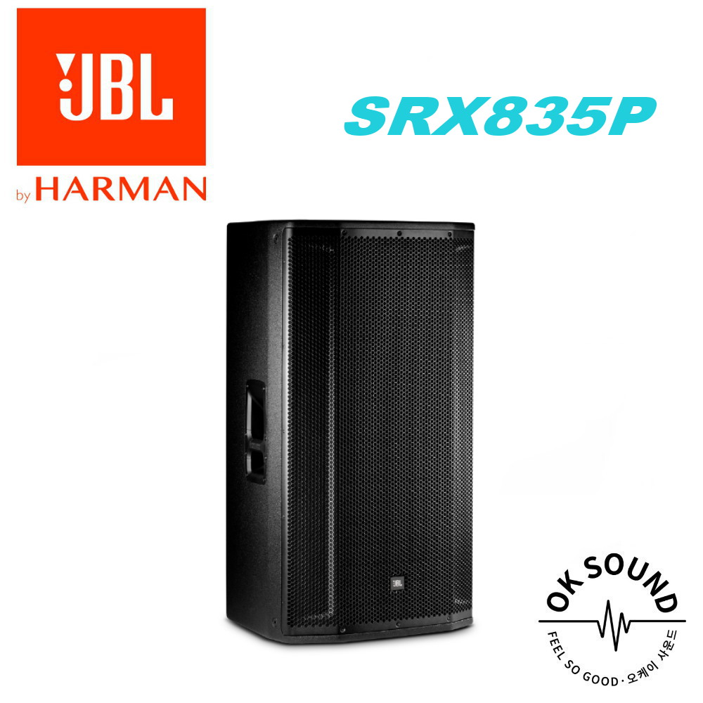 JBL SRX835P 스피커 15인치 Three-Way 2000W 교회 공연 무대 앰프내장형 파워드포터블 액티브스피커 3,600,000원