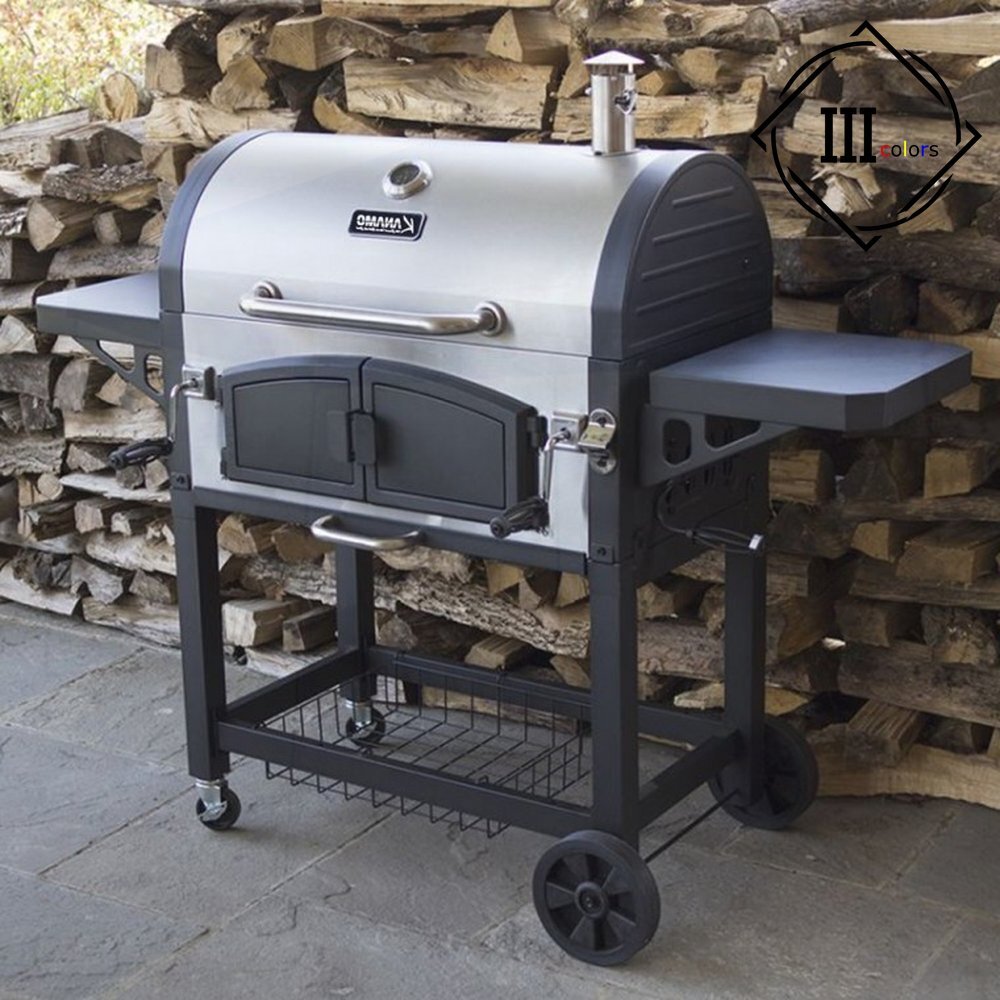 바베큐그릴 불판 야외 챔버 훈제 화로대 숯불그릴 카나모, 1개 835,350원