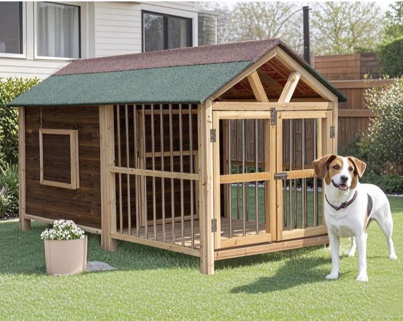 강아지 견사 중형견 실외 케이지 하우스 대형견 사계절 개집 애견 전용 525,340원