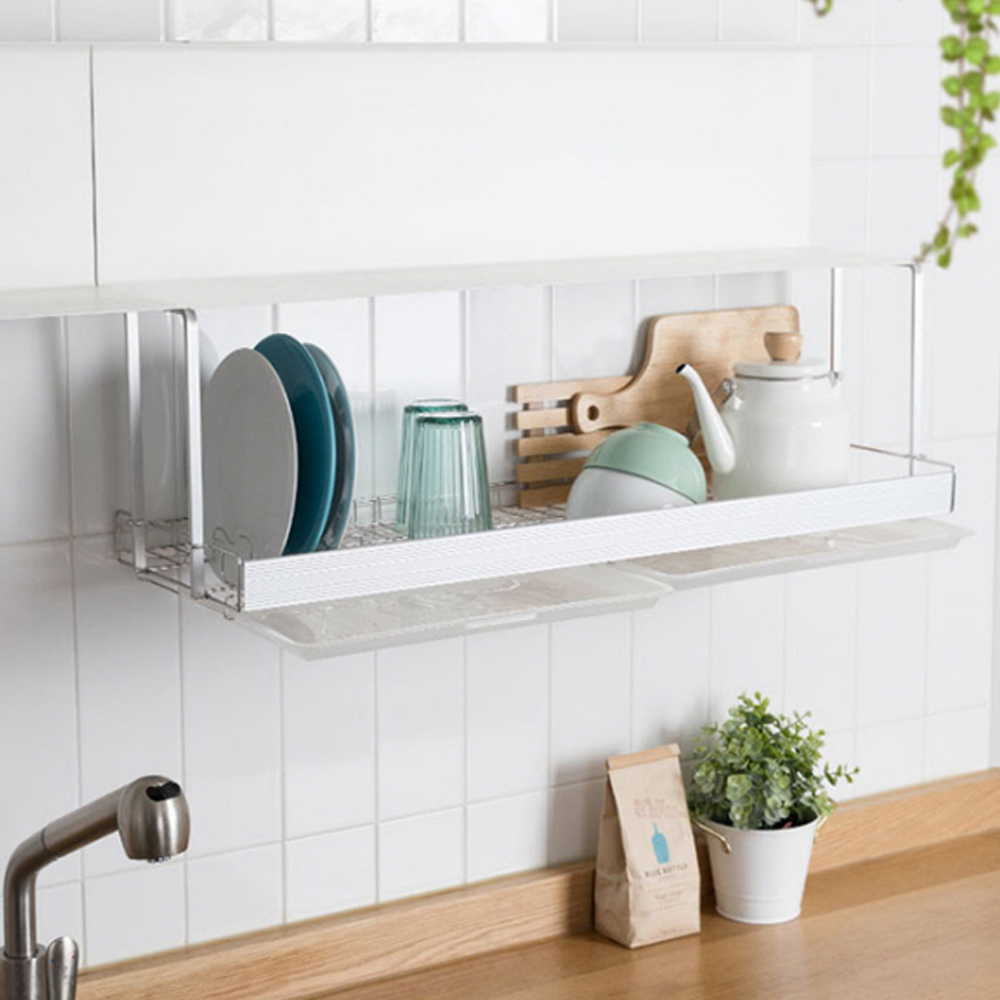 퍼스트리빙 AL바 알루미늄 800 슬라이드 싱크선반 21,370원