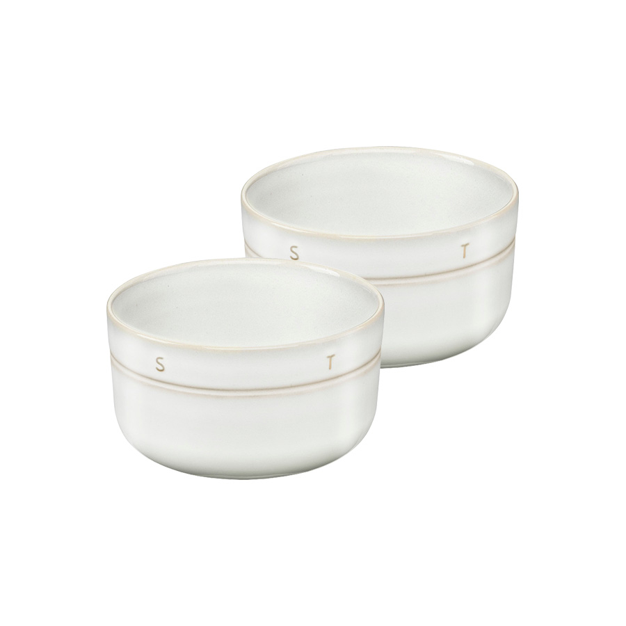 [스타우브] 부쏠 스톤웨어 시리얼볼 12cm 화이트 2p 59,000원