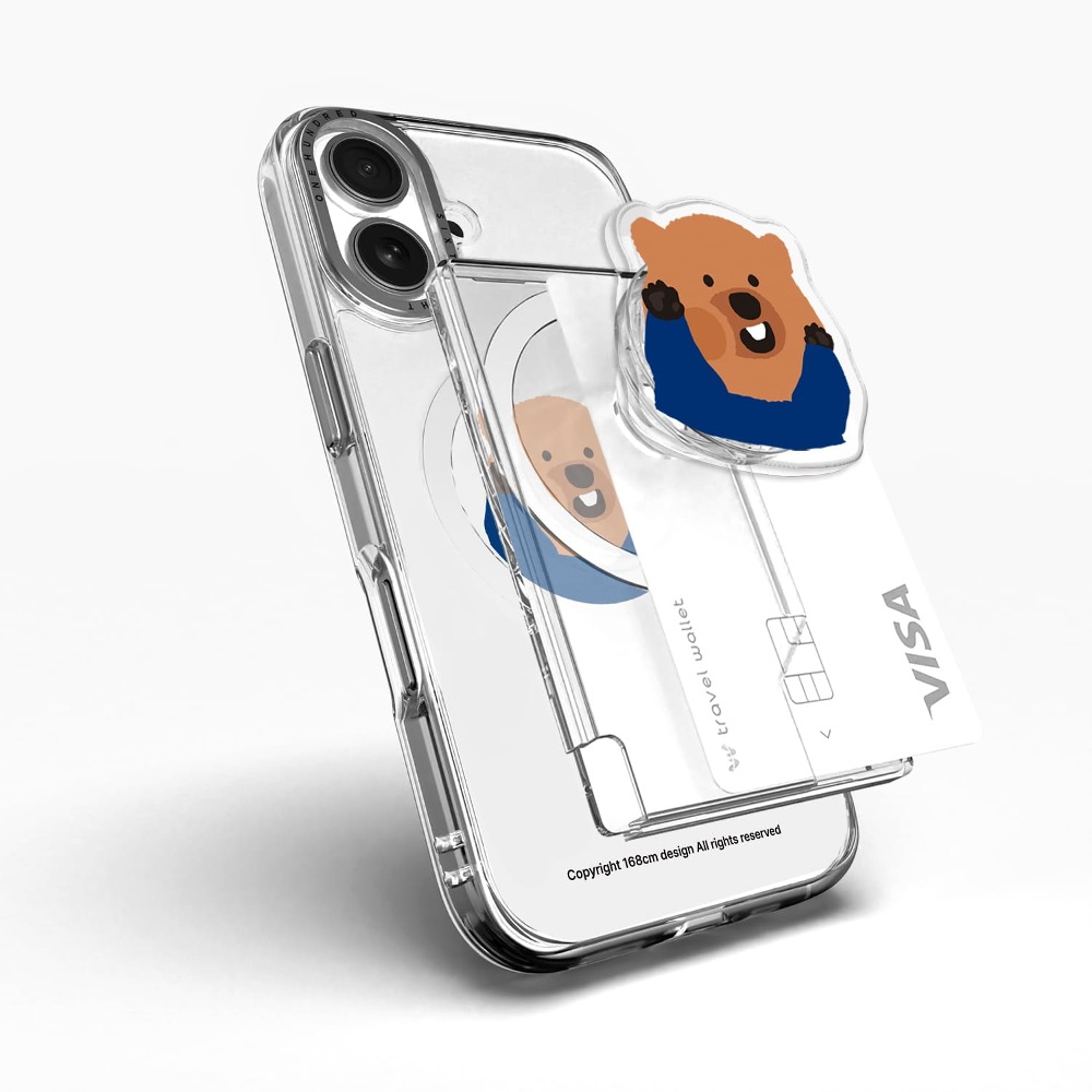 168cm 맥세이프 카드지갑 스마트톡 일체형 올인포켓 볼따구 마동이 24,800원