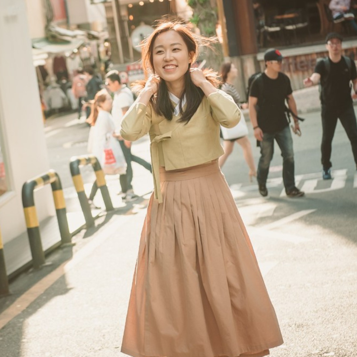 소단 (기획상품) 면 단저고리(연두) 생활한복(개량한복) 37,800원