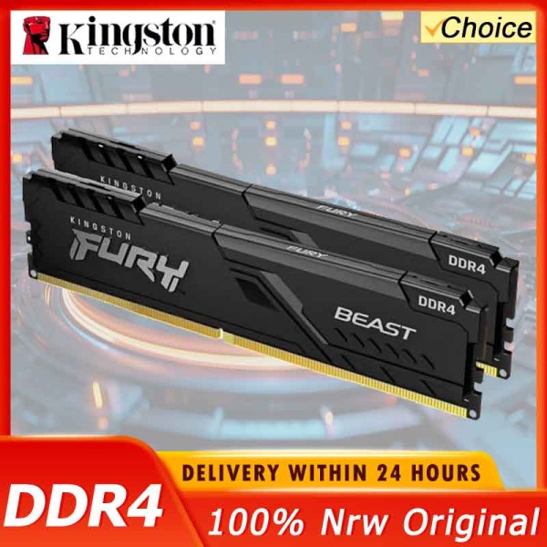 Kingston FURY Beast DDR4 메모리 모듈 8GB 16GB 32GB 3200MHz XMP2.0 데스크탑 AMD Intel CPU 마더보드 RA 134,500원