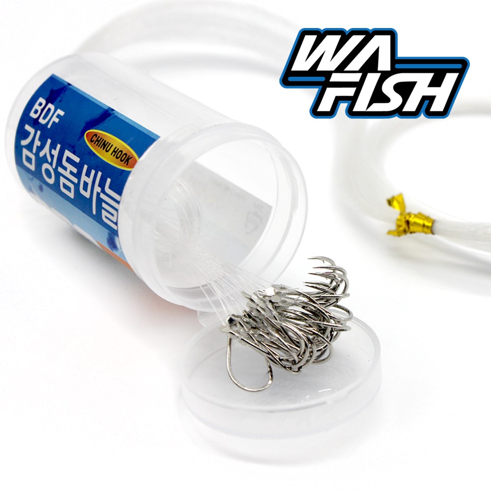 청룡조구 감성돔 묶음바늘 벌크 매듭바늘 원투 채비, 1개 2,500원