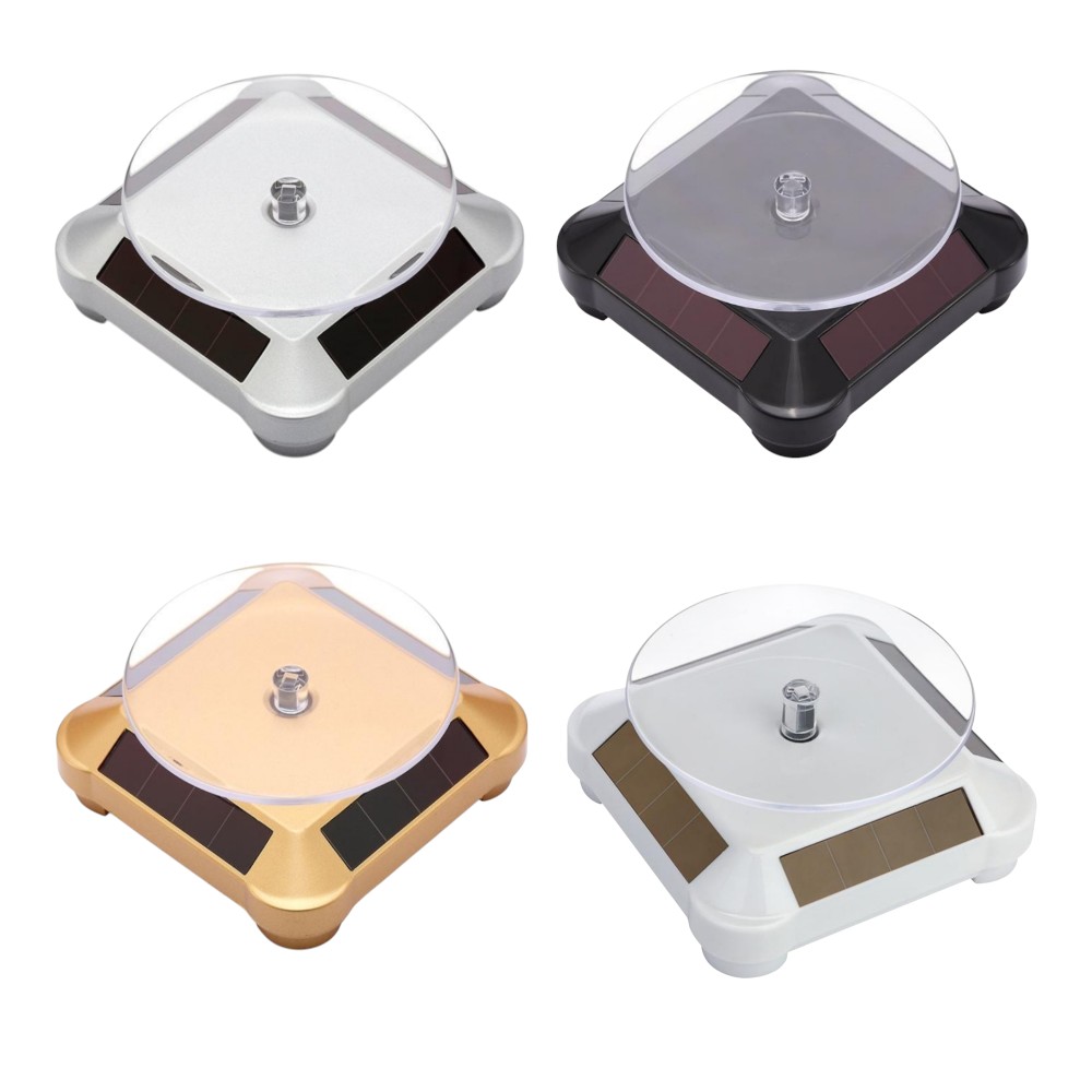 회전진열대 태양광 디스플레이 미니 회전판 피규어 소장품 시계 전시 11,300원