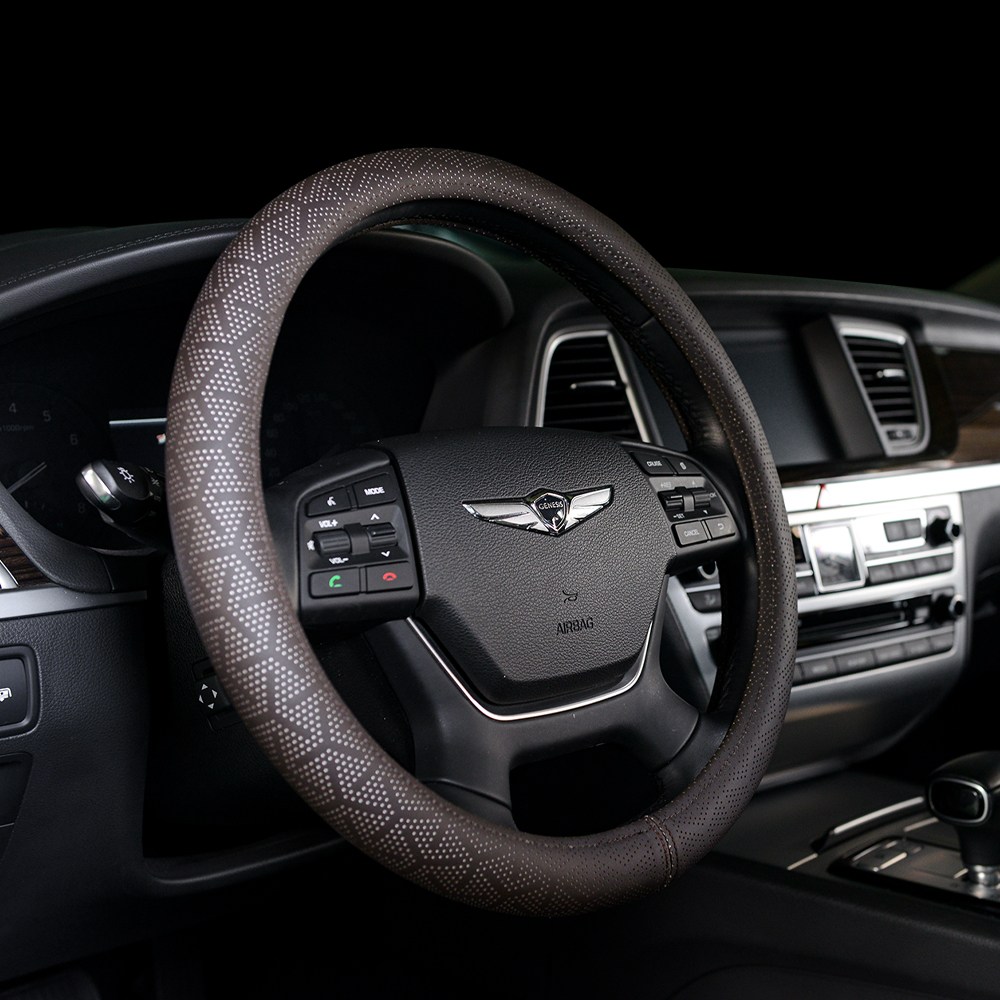 올뉴 스포티지R QL 셀토스 가죽 타공 핸들커버 19,500원