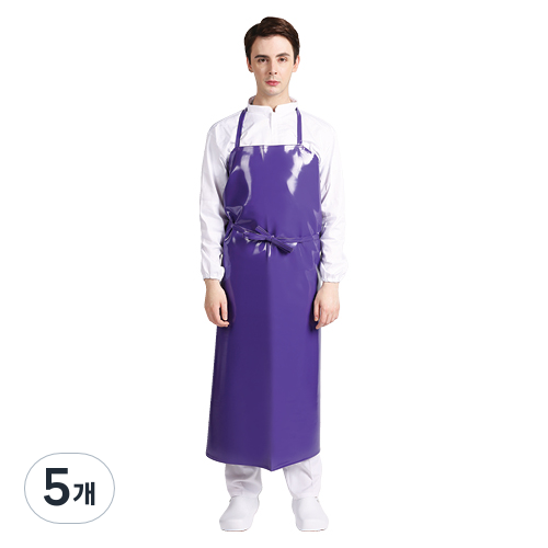 웰프런 양면코팅 방수앞치마 목끈형 특대 48,000원