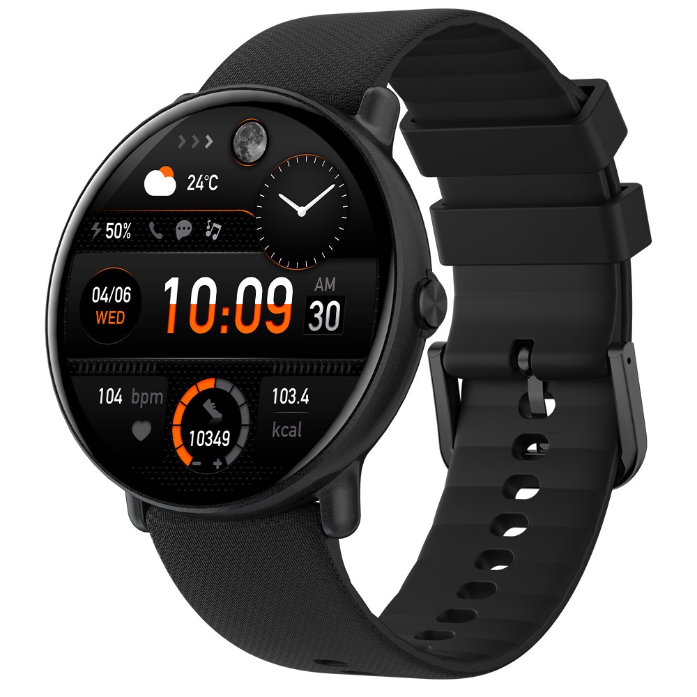 와피크 통화가능 스마트워치 Y6 1.43인치 AMOLED 대화면 한글지원, GPS + 블루투스, 3.6cm, 블랙 59,900원