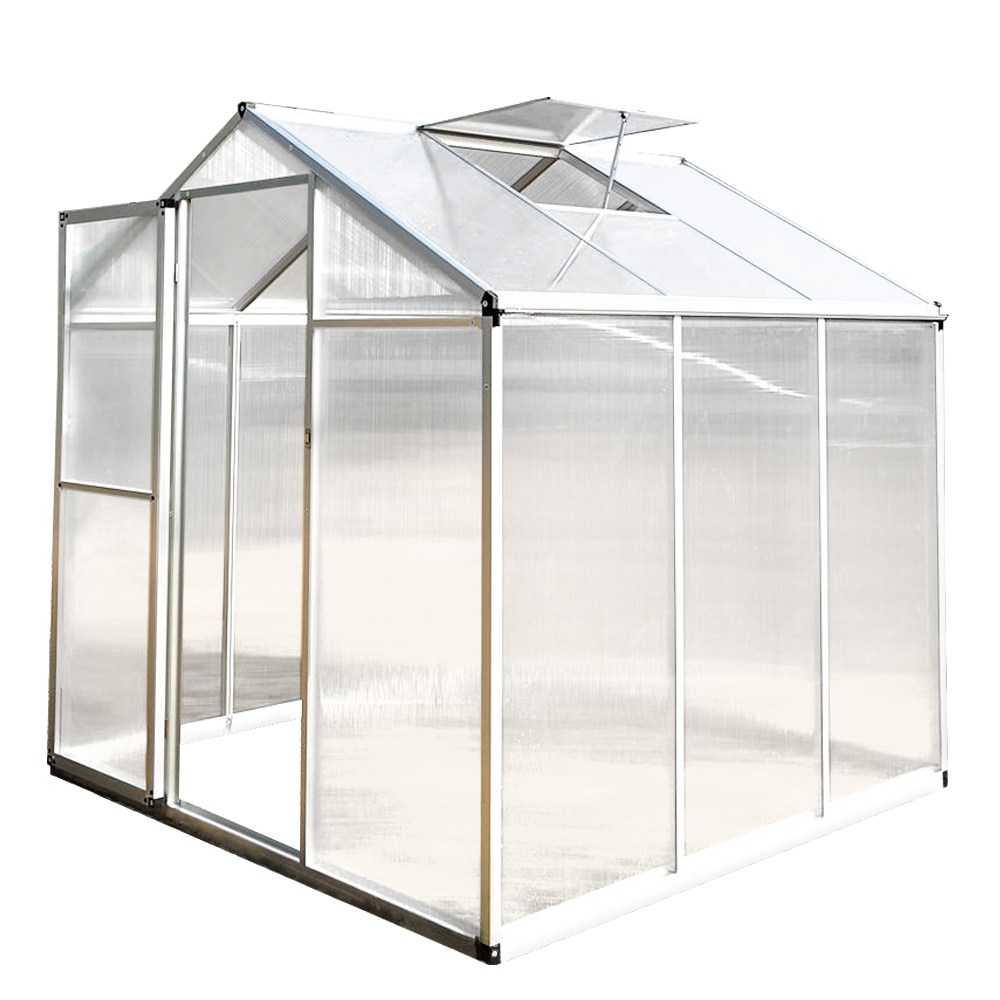 우디가든하우스 조립식 폴리카보네이트 온실 하우스 4x6 피트 마당 펜션 썬룸, 우디가든하우스_실버 269,000원